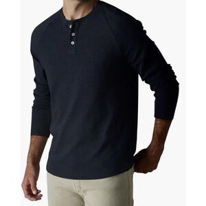 Puremeso Everyday Henley The Normal Brand Navy Size Large